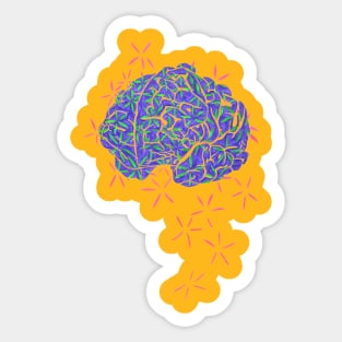 Brains Sticker